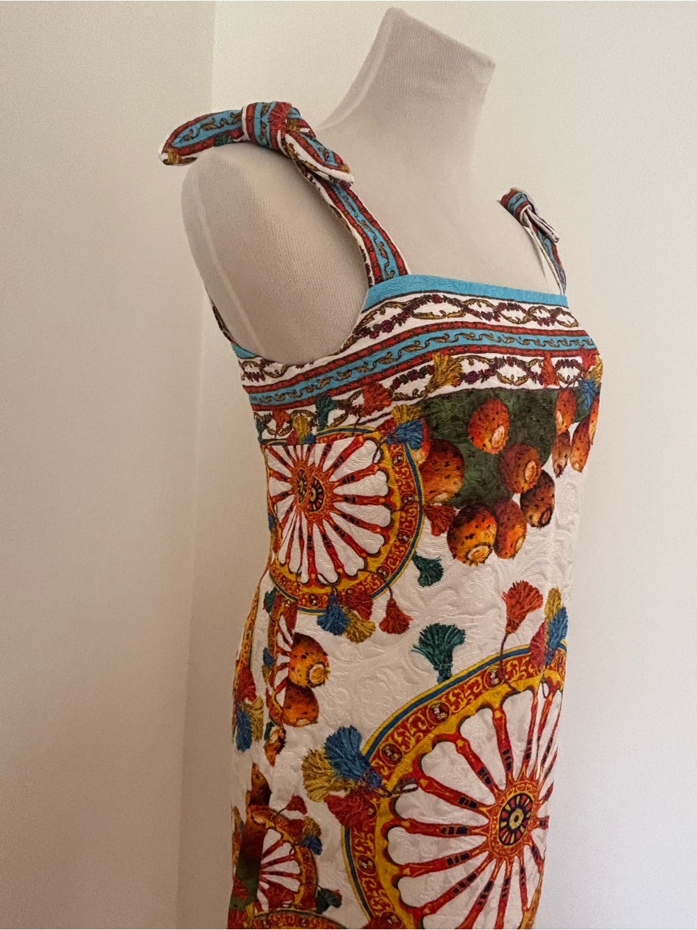 Dolce&Gabbana Sicilian Carretto Print Dress, Circa 2014 - Picture 4 of 10